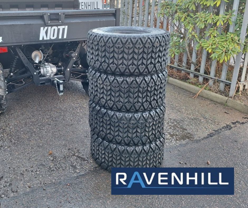 25X10X12 SET F & R TYRES
